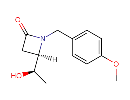 (4R)-1-(p-methoxybenzyl)-4-<(1'R)-1'-hydroxyethyl>azetidin-2-one