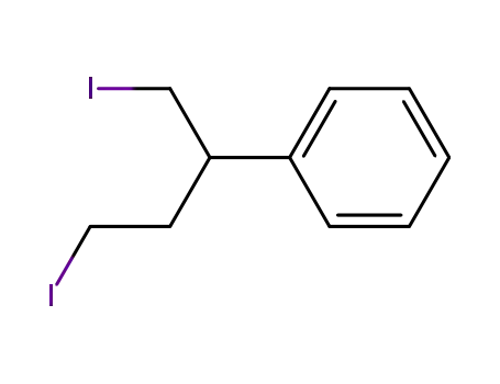 Molecular Structure of 85807-78-9 (Benzene, [3-iodo-1-(iodomethyl)propyl]-)