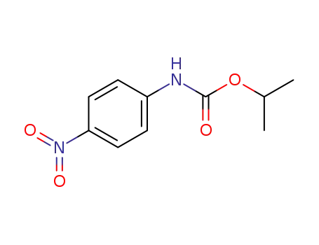 Molecular Structure of 14357-51-8 (Carbamic acid, (4-nitrophenyl)-, 1-methylethyl ester)