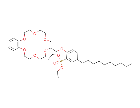 [2-(6,7,9,10,12,13,15,16,18,19-Decahydro-5,8,11,14,17,20-hexaoxa-benzocyclooctadecen-12-ylmethoxy)-5-decyl-phenyl]-phosphonic acid diethyl ester