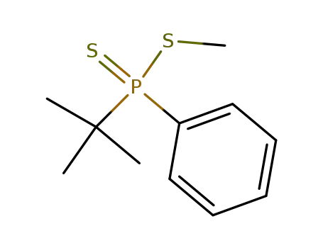tert-Butyl-phenyl-phosphinodithioic acid methyl ester