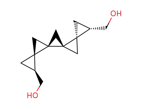 Molecular Structure of 911032-01-4 ((1S,3R,4R,5R,6R,7S)-(7-hydroxymethyltetraspiro[2.0.0.0.2.1.1.1]undec-1-yl)methanol)