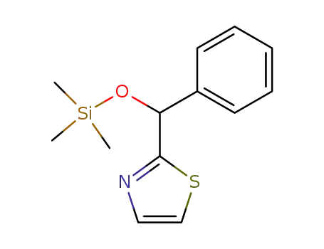 Thiazole, 2-[phenyl[(trimethylsilyl)oxy]methyl]-