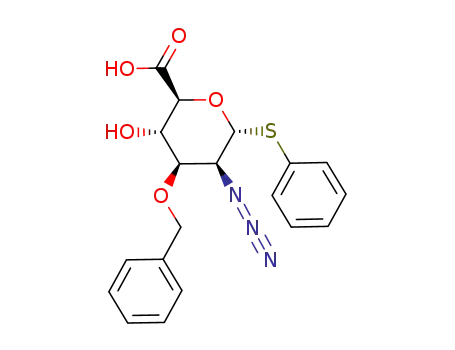 phenyl 2-azido-3-O-benzyl-2-deoxy-1-thio-α-D-mannopyranosiduronic acid
