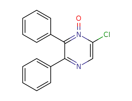 Molecular Structure of 78754-79-7 (Pyrazine, 5-chloro-2,3-diphenyl-, 4-oxide)