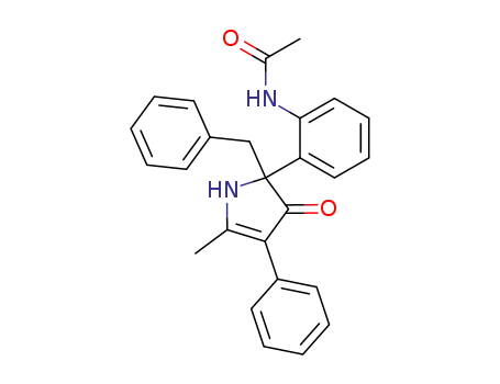 Acetamide,
N-[2-[2,3-dihydro-5-methyl-3-oxo-4-phenyl-2-(phenylmethyl)-1H-pyrrol-2
-yl]phenyl]-