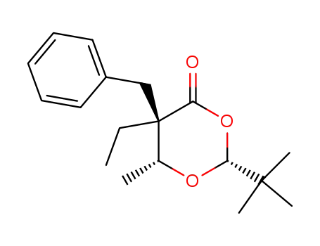 (2R,5S,6R)-5-Benzyl-2-tert-butyl-5-ethyl-6-methyl-[1,3]dioxan-4-one