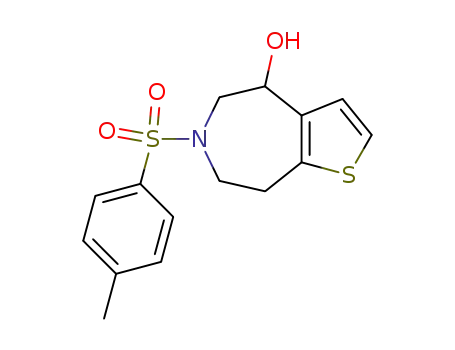 4-hydroxy-6-tosyl-5,6,7,8-tetrahydro-4H-thieno<2,3-d>azepine