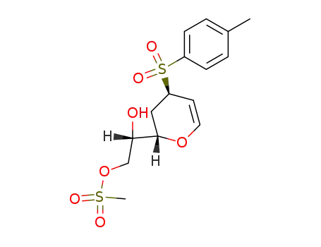 Methanesulfonic acid (S)-2-hydroxy-2-[(2S,4R)-4-(toluene-4-sulfonyl)-3,4-dihydro-2H-pyran-2-yl]-ethyl ester