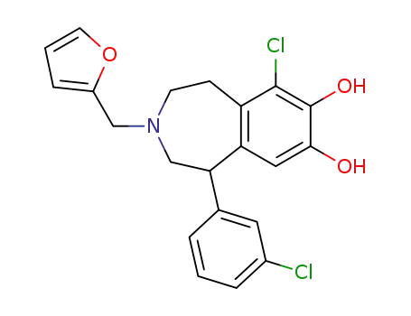 6-Chloro-1-(3-chloro-phenyl)-3-furan-2-ylmethyl-2,3,4,5-tetrahydro-1H-benzo[d]azepine-7,8-diol