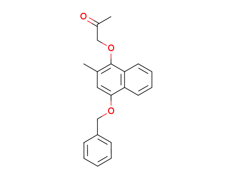 1-(1-benzyloxy-3-methylnaphthalen-4-yloxy)propan-2-one