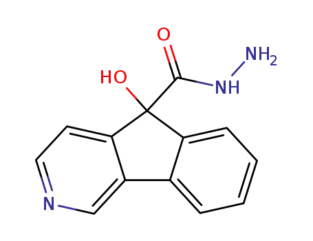 5H-Indeno[1,2-c]pyridine-5-carboxylic acid, 5-hydroxy-, hydrazide