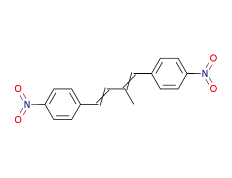 Molecular Structure of 89529-65-7 (Benzene, 1,1'-(2-methyl-1,3-butadiene-1,4-diyl)bis[4-nitro-, (E,E)-)