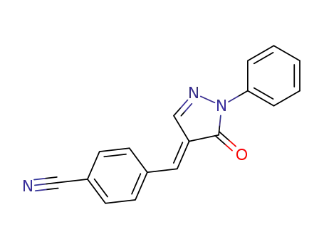4-[5-Oxo-1-phenyl-1,5-dihydro-pyrazol-(4E)-ylidenemethyl]-benzonitrile