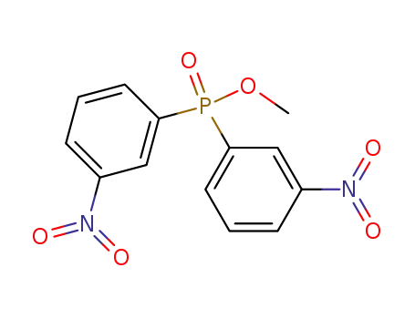 Bis(m-nitrophenyl)phosphinic acid methyl ester