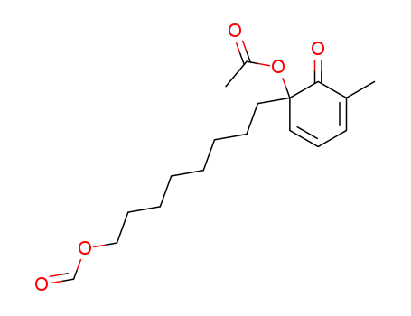 (RS)-6-Acetoxy-6-(8'-formyloxyoctyl)-2-methyl-2,4-cyclohexadien-1-on