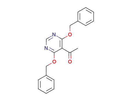 4,6-dibenzyloxy-5-acetylpyrimidine