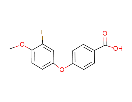 4-(3-fluoro-4-methoxy-phenoxy)-benzoic acid