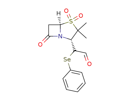 (3,3-dimethyl-4,4,7-trioxo-4-thia-1-azabicyclo[3.2.0]hept-2-yl)phenylselenylacetaldehyde