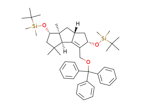 (1S,3aR,5S,6aR,7aS)-1,5-Bis-(tert-butyl-dimethyl-silanyloxy)-3,3,7a-trimethyl-4-trityloxymethyl-2,3,3a,5,6,6a,7,7a-octahydro-1H-cyclopenta[a]pentalene
