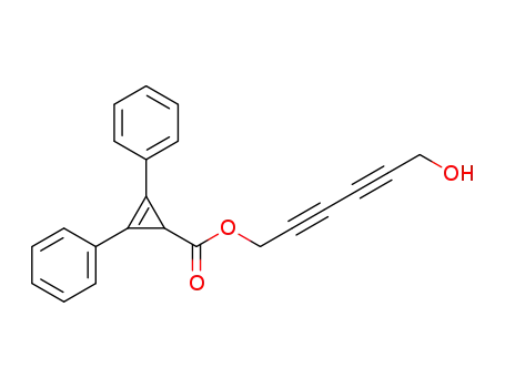 2-Cyclopropene-1-carboxylic acid, 2,3-diphenyl-,
6-hydroxy-2,4-hexadiynyl ester