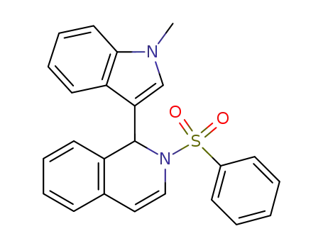 Isoquinoline, 1,2-dihydro-1-(1-methyl-1H-indol-3-yl)-2-(phenylsulfonyl)-
