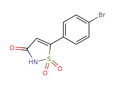 3(2H)-Isothiazolone, 5-(4-bromophenyl)-, 1,1-dioxide