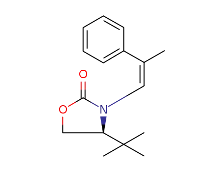 2-Oxazolidinone, 4-(1,1-dimethylethyl)-3-[(1Z)-2-phenyl-1-propenyl]-,
(4S)-