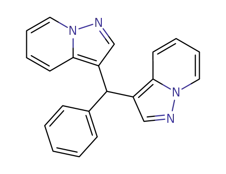 phenylbis(pyrazolo<1,5-a>pyrid-3-yl)methane