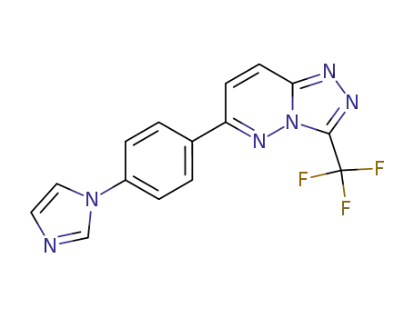 6-<4-(1H-imidazol-1-yl)phenyl>-3-(trifluoromethyl)-1,2,4-triazolo<4,3-b>pyridazine
