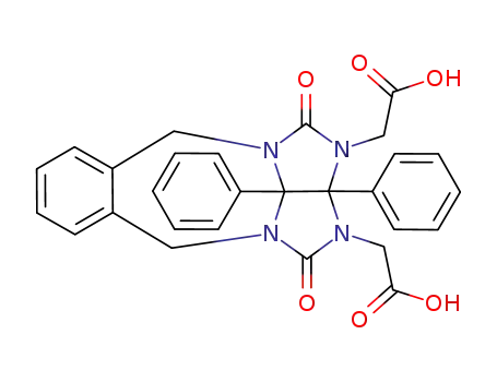 Molecular Structure of 740800-73-1 ((3-carboxymethyl-1,4-dioxo-2a,10b-diphenyl-2a,3,4,5,10,10b-hexahydro-2,3,4a,10a-tetraaza-benzo[<i>g</i>]cyclopenta[<i>cd</i>]azulen-2-yl)-acetic acid)
