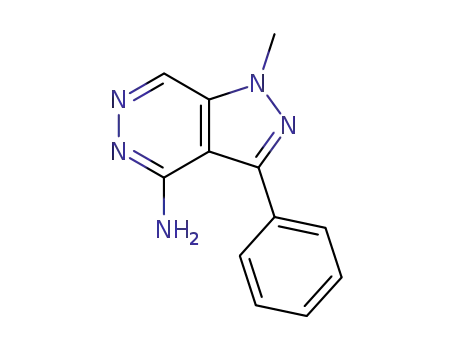 1H-Pyrazolo[3,4-d]pyridazin-4-amine, 1-methyl-3-phenyl-