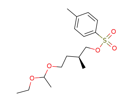 Molecular Structure of 111723-51-4 (1-Butanol, 4-(1-ethoxyethoxy)-2-methyl-, 4-methylbenzenesulfonate)