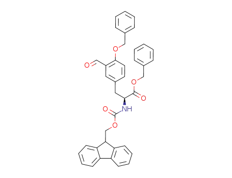 3-(4-benzyloxy-3-formylphenyl)-2-(9H-fluoren-9-ylmethoxycarbonylamino)propionic acid benzyl ester