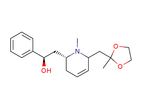(R)-2-[(R)-1-Methyl-6-(2-methyl-[1,3]dioxolan-2-ylmethyl)-1,2,3,6-tetrahydro-pyridin-2-yl]-1-phenyl-ethanol