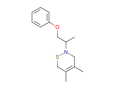 2-(1-Methyl-2-phenoxyethyl)-4,5-dimethyl-3,6-dihydro-2H-1,2-thiazine