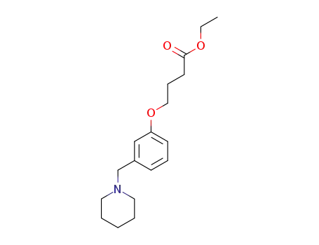 ethyl 4-<3-(1-piperidinylmethyl)phenoxy>butyrate