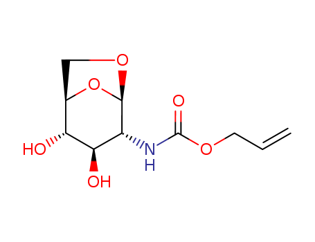 2-ALLYLOXYCARBONYLAMINO-1,6-ANHYDRO-2-DEOXYGLUCOPYRANOSE