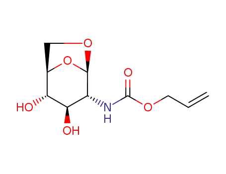 2-알릴옥시카르보닐아미노-1,6-안히드로-2-데옥시글루코피라노스