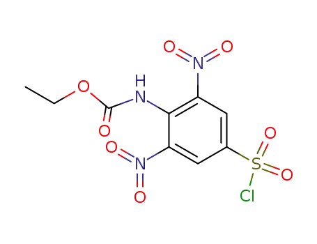 ethyl<(4-chlorosulfonyl-2,6-dinitro)phenyl>carbamate