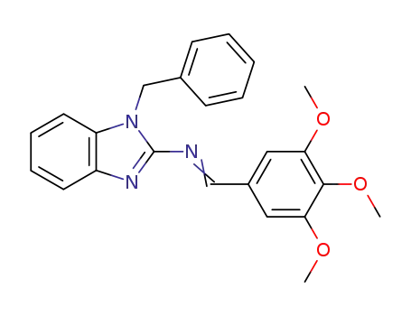 (1-Benzyl-1H-benzoimidazol-2-yl)-[1-(3,4,5-trimethoxy-phenyl)-meth-(E)-ylidene]-amine