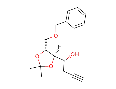 (2R,3R,4R)-1-benzyloxy-2,3-O-isopropylidenehept-6-yne-2,3,4-triol
