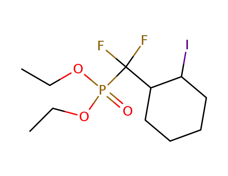 diethyl 1,1-difluoro-1-(2-iodocyclohexyl)methylphosphonate