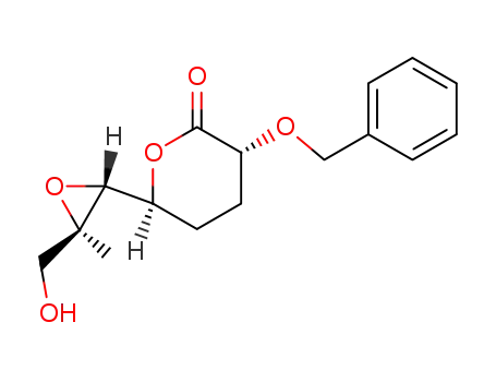 (3R,6S)-3-Benzyloxy-6-((2R,3R)-3-hydroxymethyl-3-methyl-oxiranyl)-tetrahydro-pyran-2-one