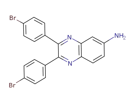 2,3-bis(4-bromophenyl)quinoxalin-6-amine