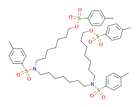 N,N'-di-p-toluenesulfonyl-N,N'-bis<7-(p-toluenesulfonyloxy)heptyl>-1,7-heptanediamine