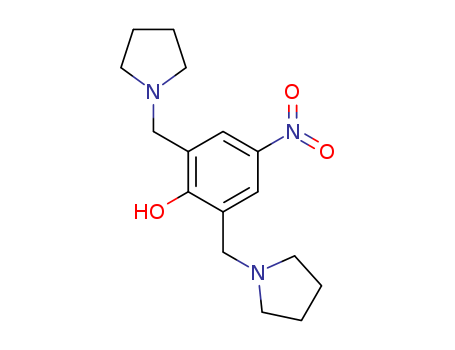 4-nitro-2,6-bis(pyrrolidin-1'-ylmethyl)phenol