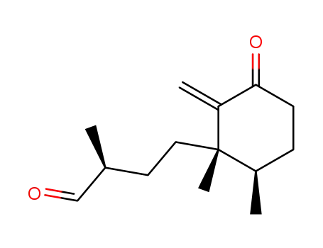 (2S)-4-<(1S,6R)-1,6-dimethyl-2-methylene-3-oxocyclohexyl>-2-methyl-butanal