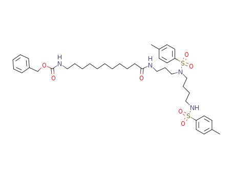 N<sup>1</sup>-<11-<(Benzyloxycarbonyl)amino>undecanoyl>-N<sup>4</sup>,N<sup>8</sup>-bis(toluol-4-sulfonyl)spermidin