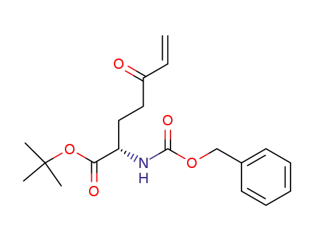 6-Heptenoic acid, 5-oxo-2-[[(phenylmethoxy)carbonyl]amino]-,
1,1-dimethylethyl ester, (S)-